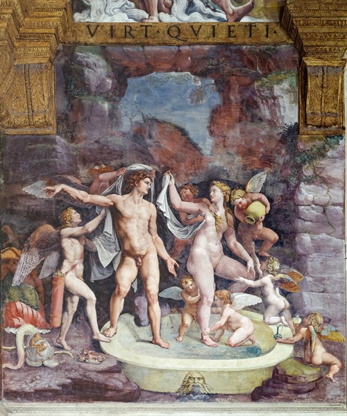 Salon de Psyché du Palais Te à Mantoue