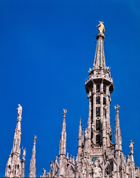 Exterior view of the Milan Cathedral