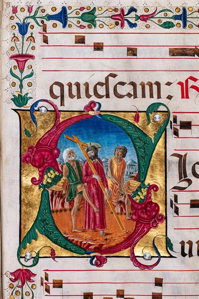 Recueil de chants conservé à la Libreria Piccolomini de Sienne