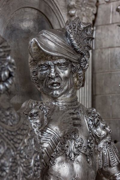 Détail de l'autel en argent du Trésor de Saint-Jean, Museo dell'Opera del Duomo, Florence