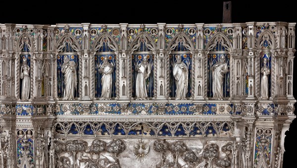 Détail de l'autel en argent du Trésor de Saint-Jean, Museo dell'Opera del Duomo, Florence