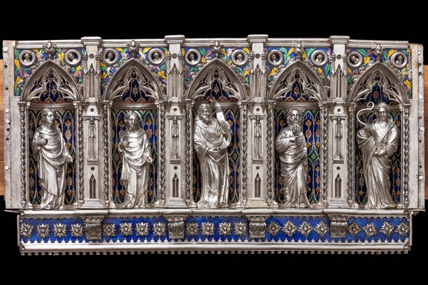 Détail de l'autel en argent du Trésor de Saint-Jean, Museo dell'Opera del Duomo, Florence