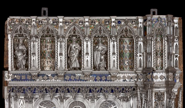 Détail de l'autel en argent du Trésor de Saint-Jean, Museo dell'Opera del Duomo, Florence