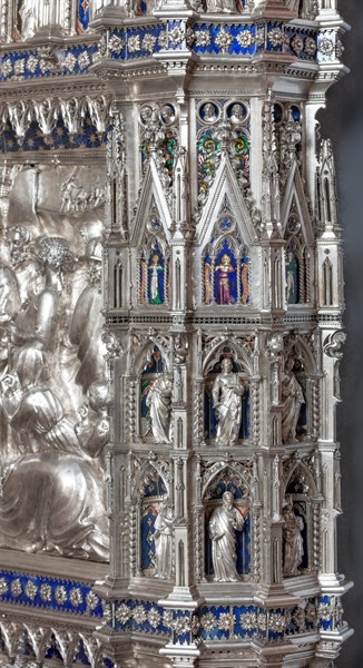 Détail de l'autel en argent du Trésor de Saint-Jean, Museo dell'Opera del Duomo, Florence