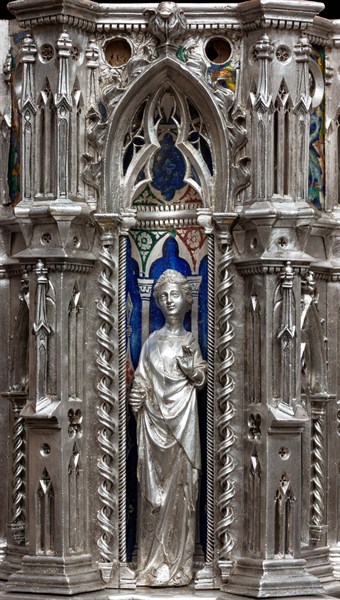 Détail de l'autel en argent du Trésor de Saint-Jean, Museo dell'Opera del Duomo, Florence
