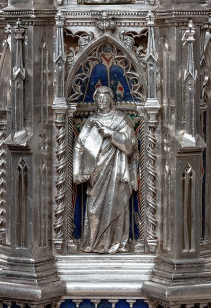 Détail de l'autel en argent du Trésor de Saint-Jean, Museo dell'Opera del Duomo, Florence
