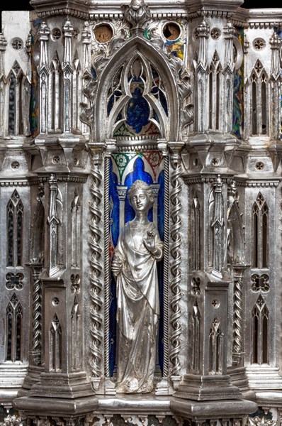 Détail de l'autel en argent du Trésor de Saint-Jean, Museo dell'Opera del Duomo, Florence