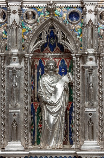 Détail de l'autel en argent du Trésor de Saint-Jean, Museo dell'Opera del Duomo, Florence