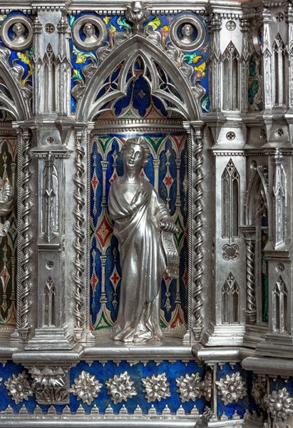 Détail de l'autel en argent du Trésor de Saint-Jean, Museo dell'Opera del Duomo, Florence