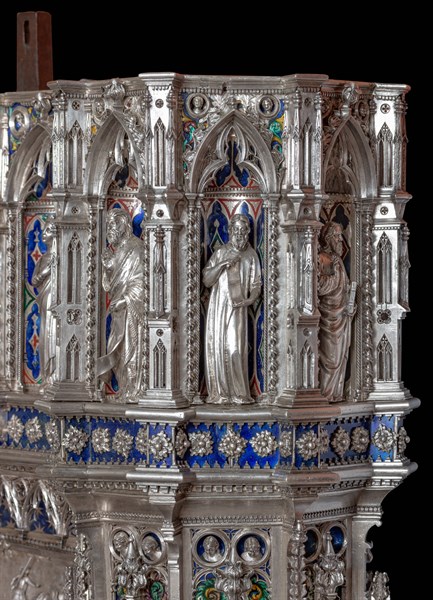 Détail de l'autel en argent du Trésor de Saint-Jean, Museo dell'Opera del Duomo, Florence