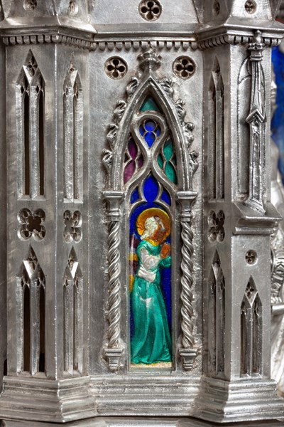 Détail de l'autel en argent du Trésor de Saint-Jean, Museo dell'Opera del Duomo, Florence