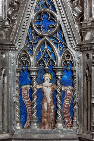 Détail de l'autel en argent du Trésor de Saint-Jean, Museo dell'Opera del Duomo, Florence
