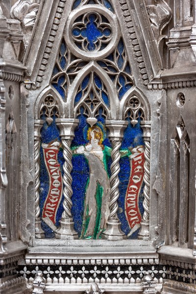 Détail de l'autel en argent du Trésor de Saint-Jean, Museo dell'Opera del Duomo, Florence