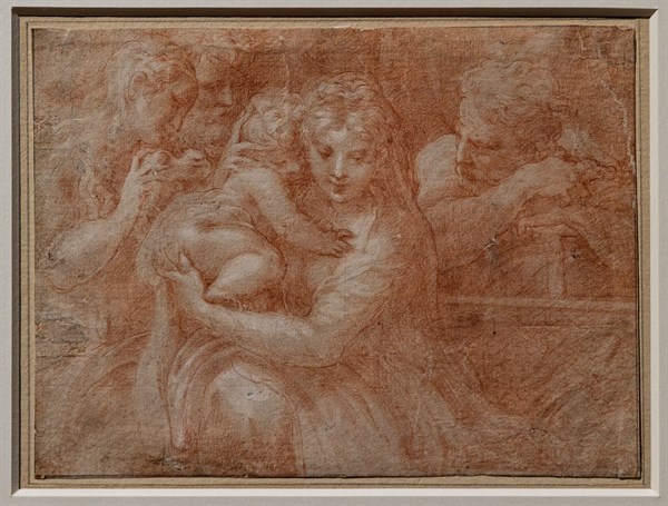 “Holy Family with Two Saints”, by Parmigianino