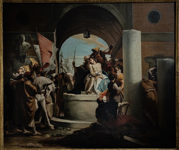 Copy of “The Crowning of Thorns”, by  workshop of Giambattista Tiepolo