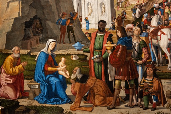 “Adoration by the Wise Men”, by Marcello Fogolino