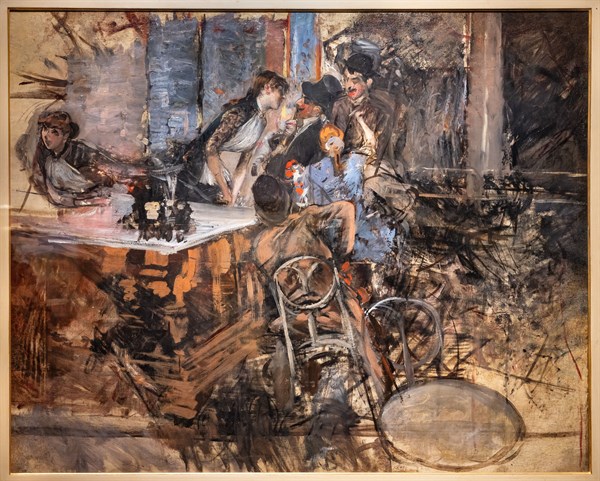 “The Bar at the Folies Bergère” by Giovanni Boldini