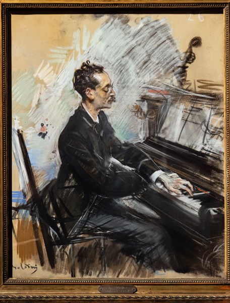 “The pianist Rey Colaço” by Giovanni Boldini