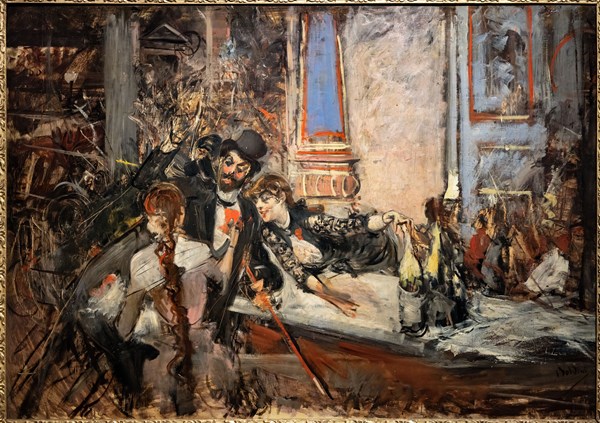 “At the Folies Bergère” by Giovanni Boldini