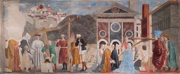 “Ritrovamento delle tre croci e verifica della Croce"