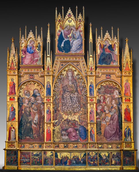 Montepulciano, Duomo (Cathedral of S. Maria Assunta), the interior, the main altar: the monumental