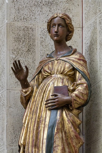 Montepulciano, Duomo (Cathedral of S. Maria Assunta): “Annunciated Virgin” by Francesco di