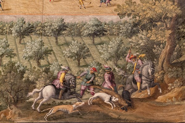 Medici Villa La Petraia: “the Medici villa of Lappeggi”, in the lunette called “La Peggio”, one of