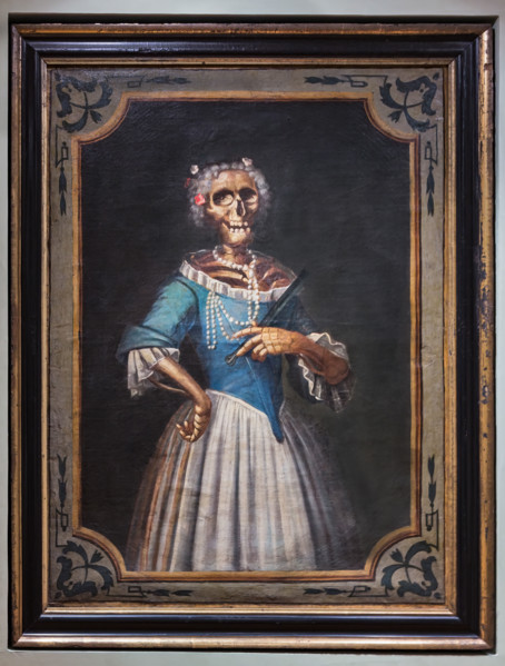 Bergamo, Museo Bernareggi: "Portrait of a gentlewoman", oil painting, by Bergamo artist (XVIII