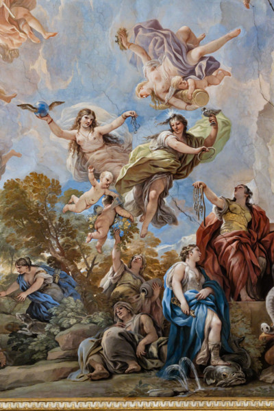 Palazzo Medici Riccardi, Galleria degli specchi (o Sala Luca Giordano): “Allegoria della