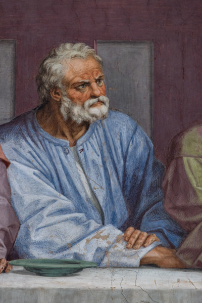“Cenacolo”,  di Andrea del Sarto, affresco  (525x871 cm), databile al 1511-1527. L’opera è
