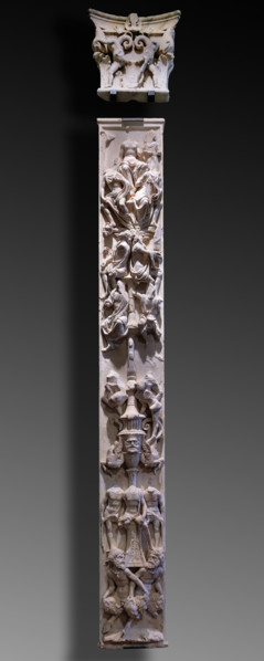 The “funeral monument of San Giovanni Gualberto”, founder of the Vallombrosan Order. Artwork by