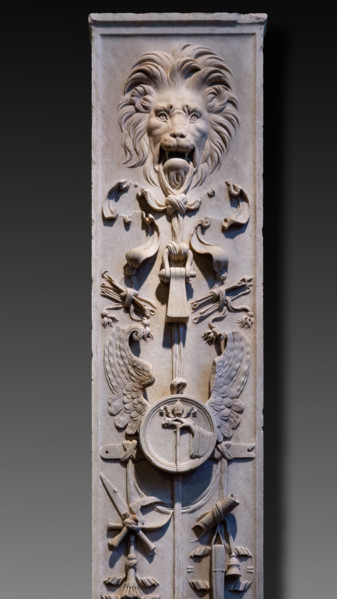 The “funeral monument of San Giovanni Gualberto”, founder of the Vallombrosan Order. Artwork by