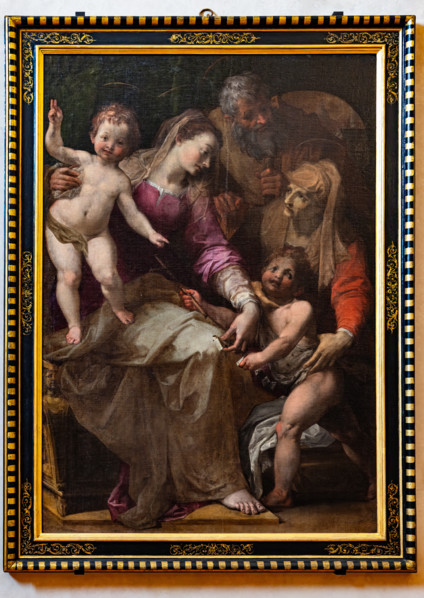 “Sacra Famiglia con S. Giovannino e S. Elisabetta”, di Pieter de Witte (1548 - 1628), conosciuto