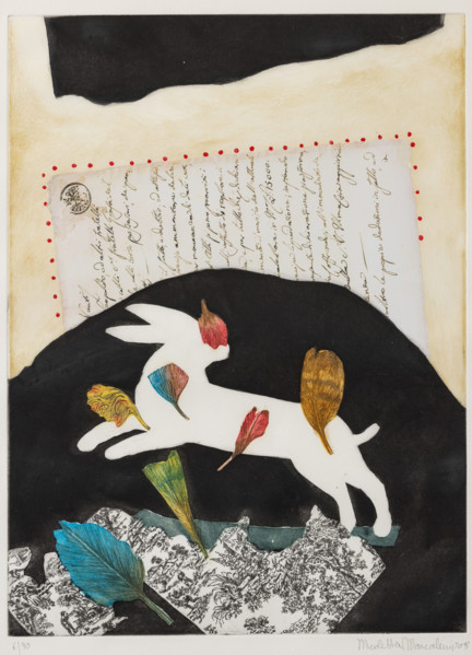 Collezione Assicoop Unipol, inv. n° 862 
Maria Antonietta Moncalieri: “Bestiario”; (litografia,