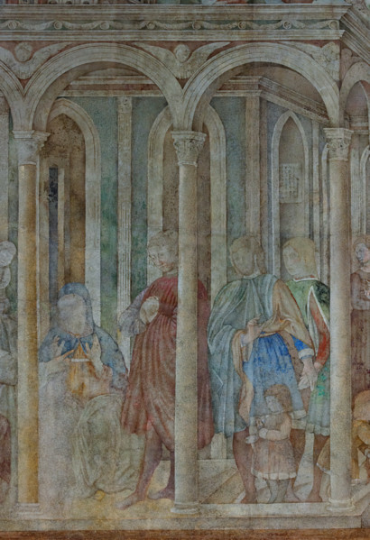 Pisa, Camposanto monumentale:
“Maledizione di Cam”, affreschi di Benozzo Gozzoli, 1469/70
