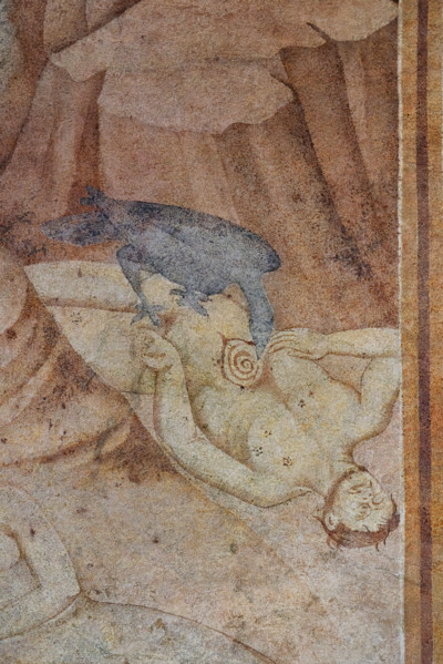 Pisa, Camposanto monumentale:
 ”Diluvio Universale”;  affreschi di Piero di Puccio, 1389/1391