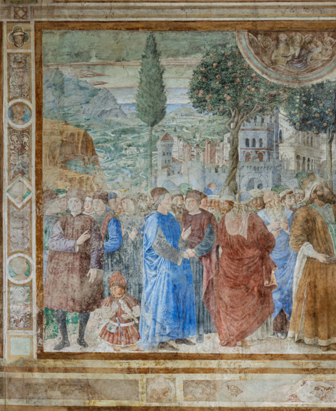 Pisa, Camposanto monumentale:
“Costruzione della Torre di Babele”, affreschi di Benozzo Gozzoli,