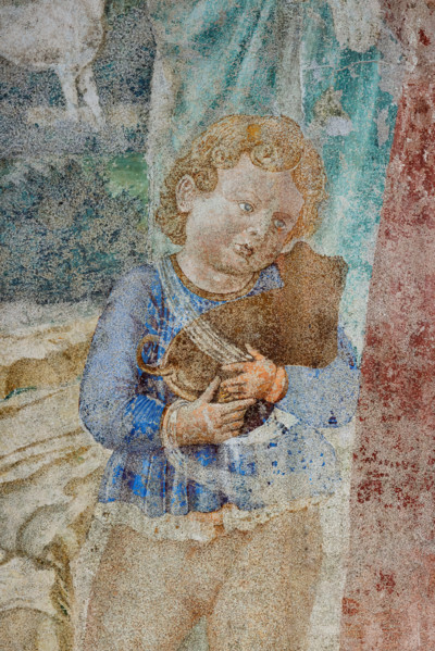 Pisa, Camposanto monumentale:
“Costruzione della Torre di Babele”, affreschi di Benozzo Gozzoli,