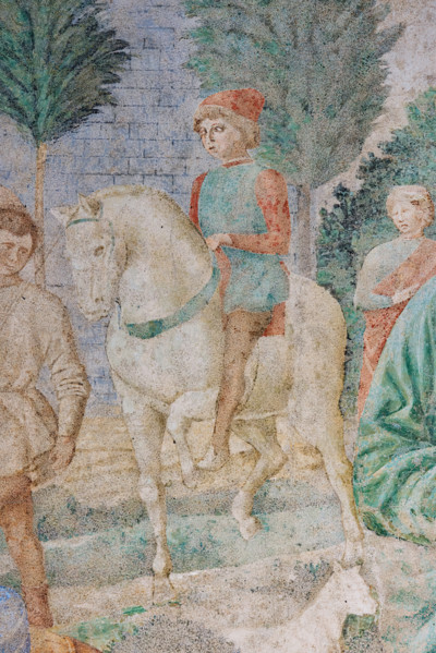 Pisa, Camposanto monumentale:
“Costruzione della Torre di Babele”, affreschi di Benozzo Gozzoli,