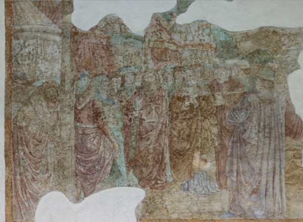 Pisa, Camposanto monumentale:
“Mosè e le Tavole della Legge”, affreschi di Benozzo Gozzoli,