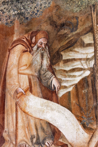 Pisa, Camposanto monumentale: ”Trionfo della Morte”, particolare degli affreschi di Buonamico