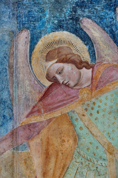 Pisa, Camposanto monumentale:
“Giudizio Universale”.  Affreschi di Buonamico Buffalmacco,