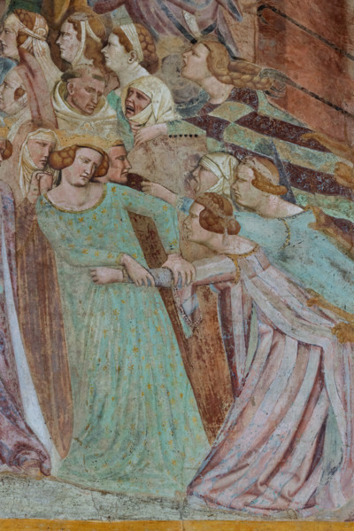 Pisa, Camposanto monumentale:
“Giudizio Universale”.  Affreschi di Buonamico Buffalmacco,