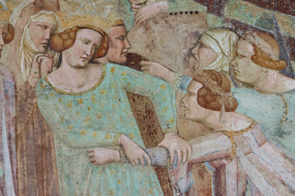 Pisa, Camposanto monumentale:
“Giudizio Universale”.  Affreschi di Buonamico Buffalmacco,