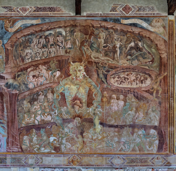 Pisa, Monumental Cemetery: “Hell”. Frescoes by Buonamico Buffalmacco, 1336/1341.
Camposanto