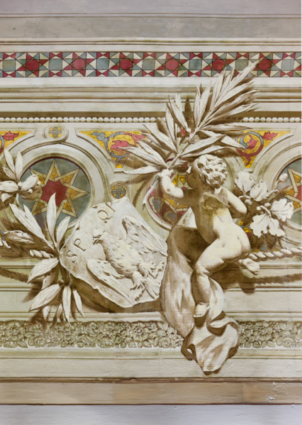Palermo, Palazzo Reale o Palazzo dei Normanni, Appartamento Reale, Sala dei Viceré: fregi