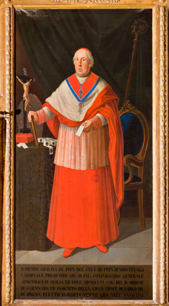 Palermo, Palazzo Reale o Palazzo dei Normanni, Appartamento Reale, Sala dei Viceré: "Cardinale