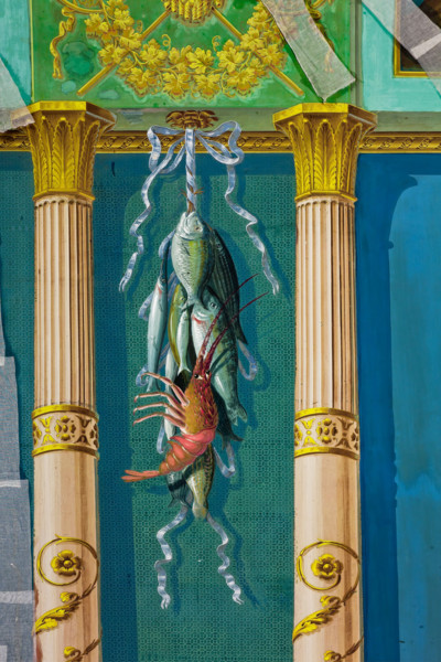 Palermo, Palazzo Reale o Palazzo dei Normanni, Appartamento Reale, Sala Pompeiana: particolare con