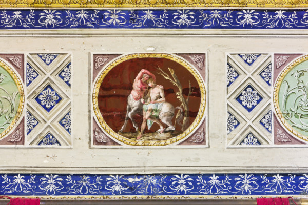 Palermo, Palazzo Reale o Palazzo dei Normanni, Appartamento Reale, Sala Rossa, la volta: