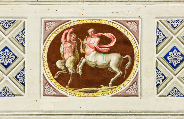 Palermo, Palazzo Reale o Palazzo dei Normanni, Appartamento Reale, Sala Rossa, la volta: